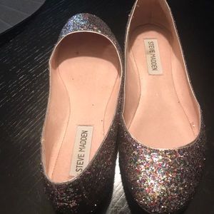 Steve Madden glitter ballet flat